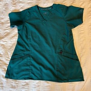 WonderWink Scrub Top Women’s Teal V-Neck